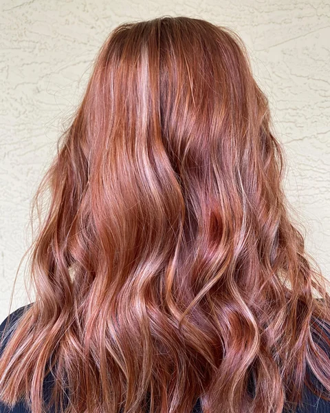 Rich glossy all-over copper color result